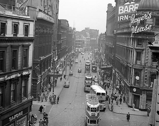 Photo of Barr's Irn Bru sign in Renfield Street, Glasgow